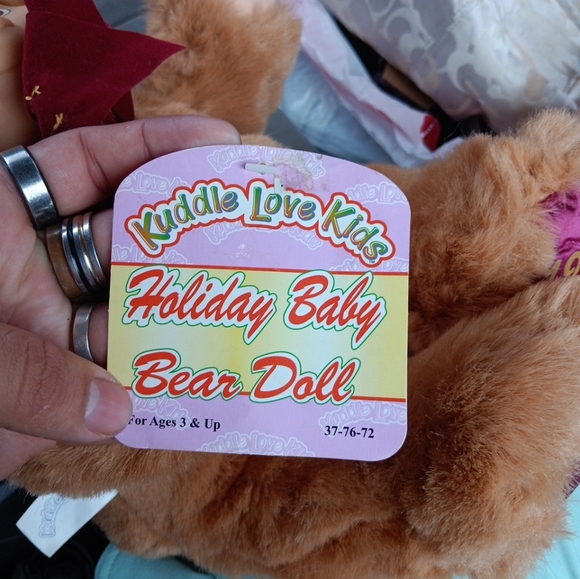 1998 SPECIAL FRIENDS KUDDLE LOVE KIDS Doll Plush Bear Stuffed Animal Toy Vtg 16” - Picture 6 of 8